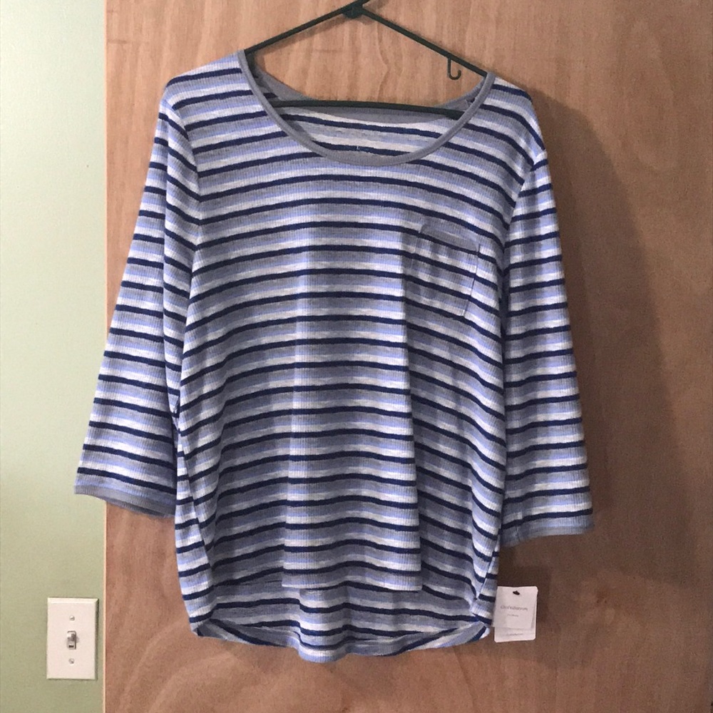 NWT 3/4 length sleeve shirt